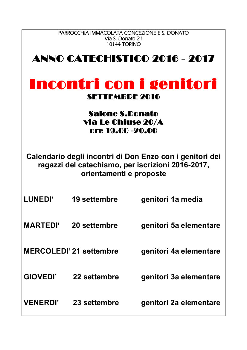 incontri genitori2016