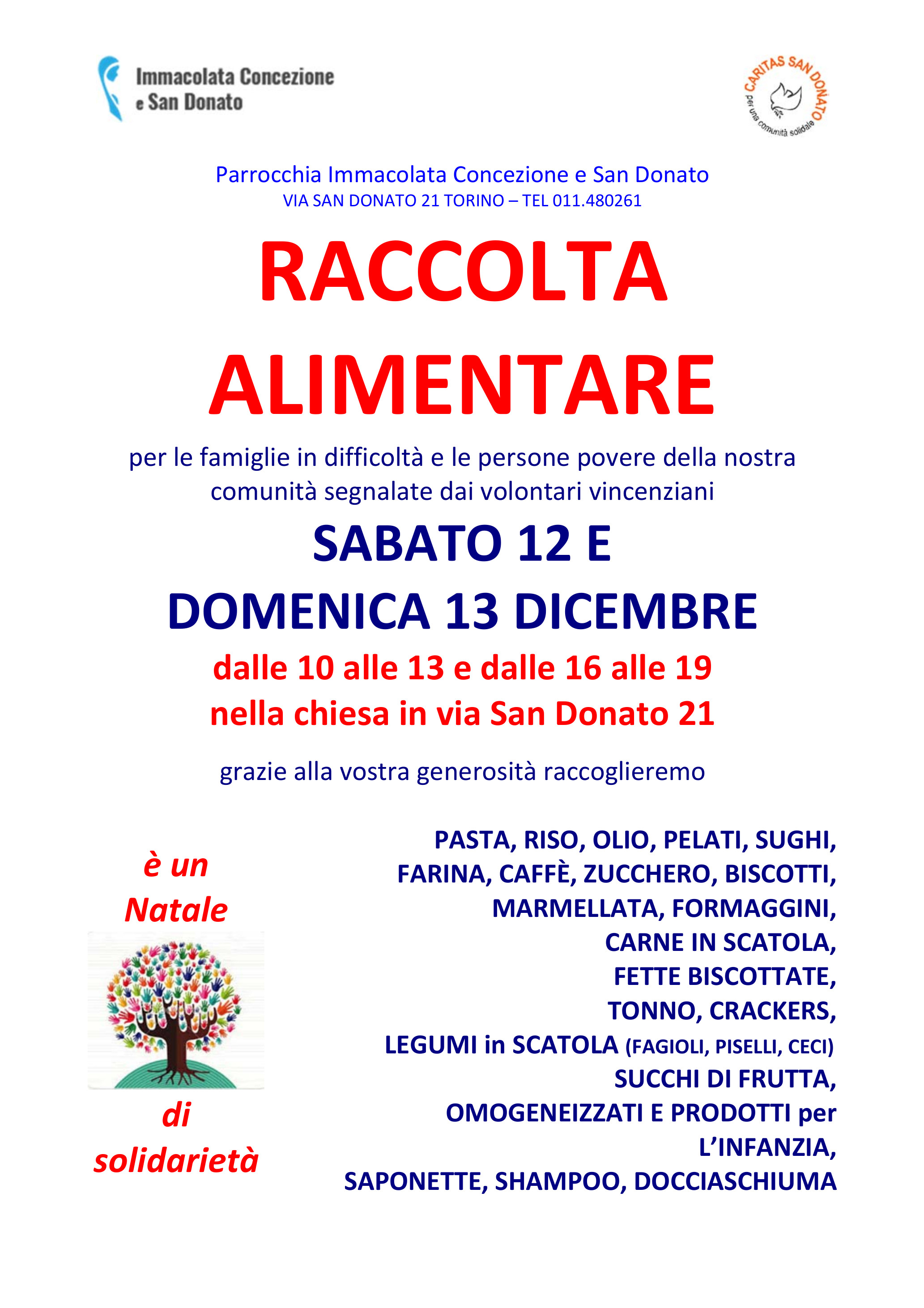 Raccolta alimentare 2020