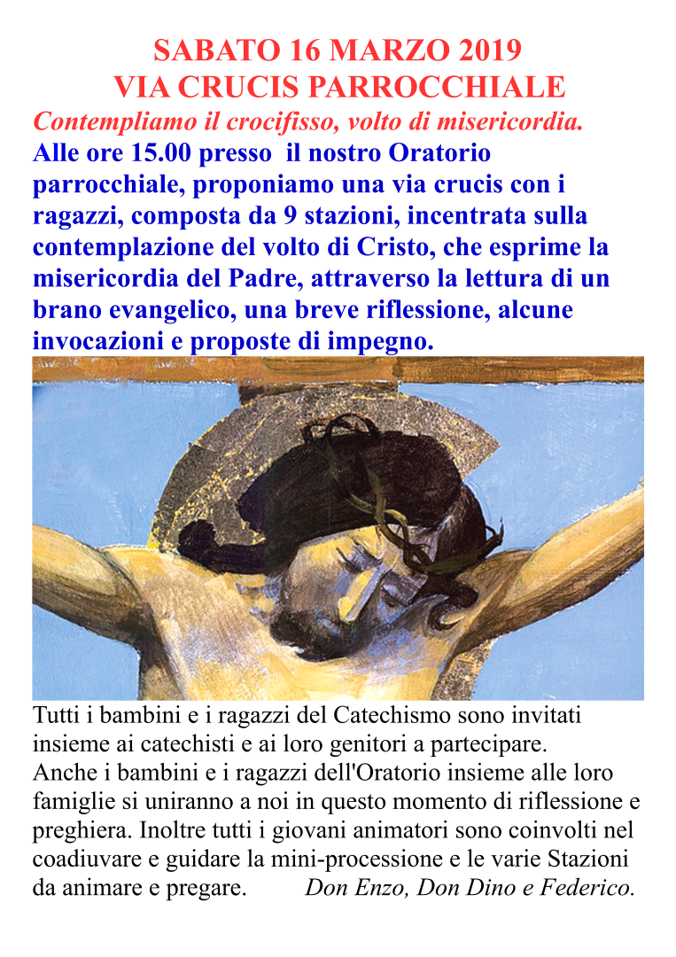 VIA CRUCIS del 16 Marzo 1