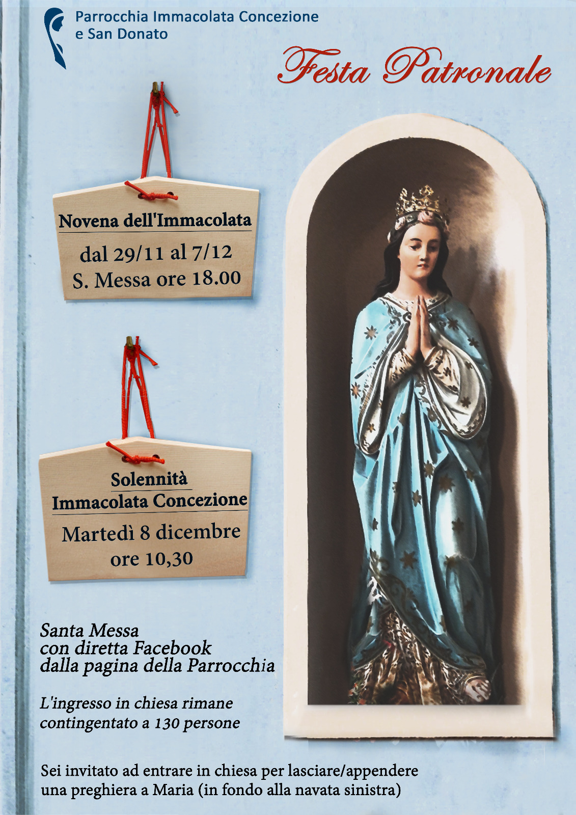 Locandina Immacolata 2020