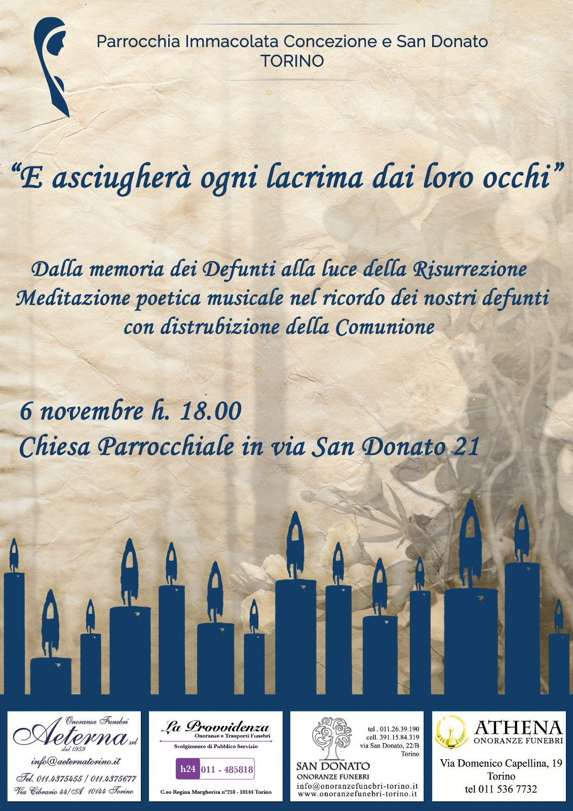 Locandina Veglia 6nov20